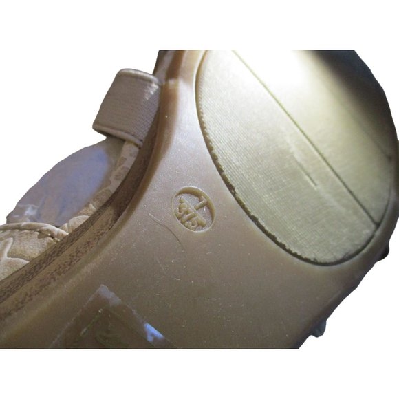 CL by Laundry Beige Taupe Low Gladiator Faux Lizard Zip Sandals - NWOB - Picture 7 of 7